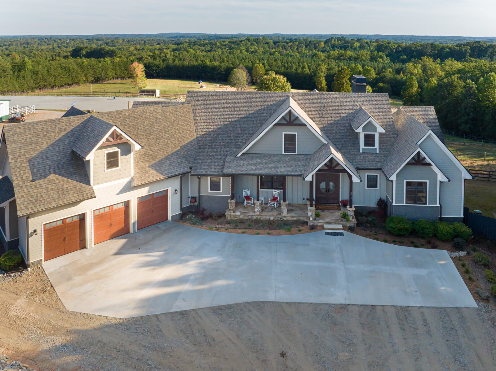 Property aerial overview
